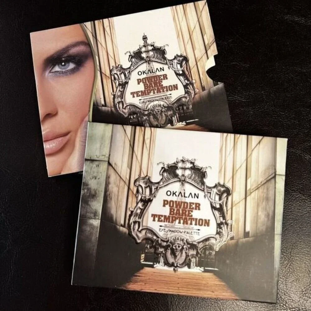 Okalan Powder Bare Temptation 15 Color Eye Shadow Palette Matte Shimmer Neutrals